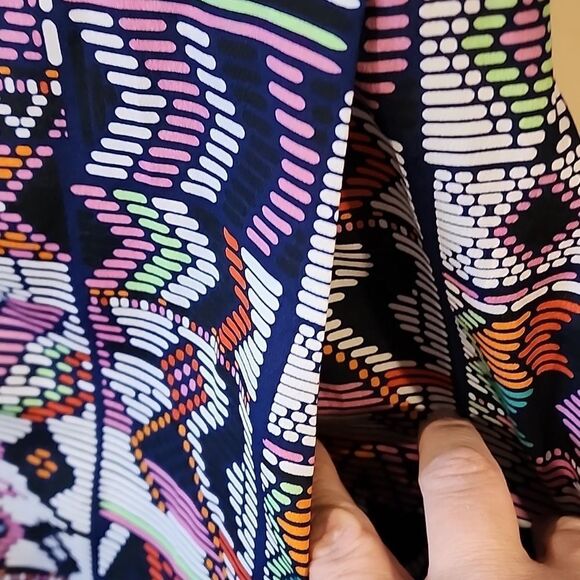 Mara Hoffman Multicolor Geometric Pattern Sleeveless Shorts Romper medium - Picture 4 of 9